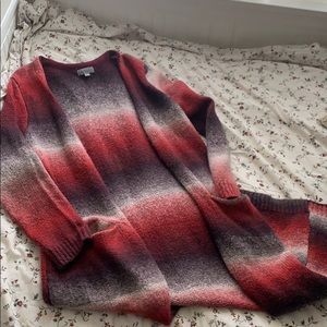 Long cardigan with pockets